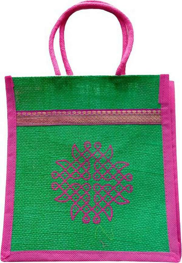 Lakmo Exports Multicolor Tote Jute Bags for Return Gifts Thamboolam bags Wedding Gifts Set of 10 Bags Multicolor Price in India Flipkart