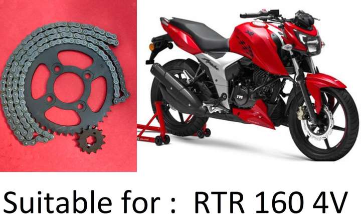 Edge Auto apache rtr 160 4v high quality chain sprocket 44 Teeth Sprocket Price in India Buy Edge Auto apache rtr 160 4v high quality chain sprocket 44 Teeth Sprocket online at Flipkart