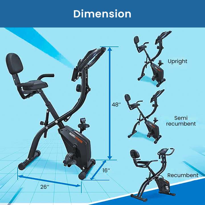 AGARO Empire Exercise Cycle 3 in 1 Magnetic X Bike Indoor Recumbent Sturdy Foldable Dual Action Stationary Exercise Bike Buy AGARO Empire Exercise Cycle 3 in 1 Magnetic X Bike Indoor Recumbent Sturdy ...