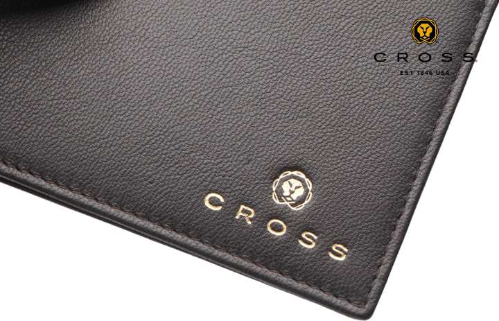 CROSS Men Casual Brown Genuine Leather Wallet Dark Brown Price in India Flipkart