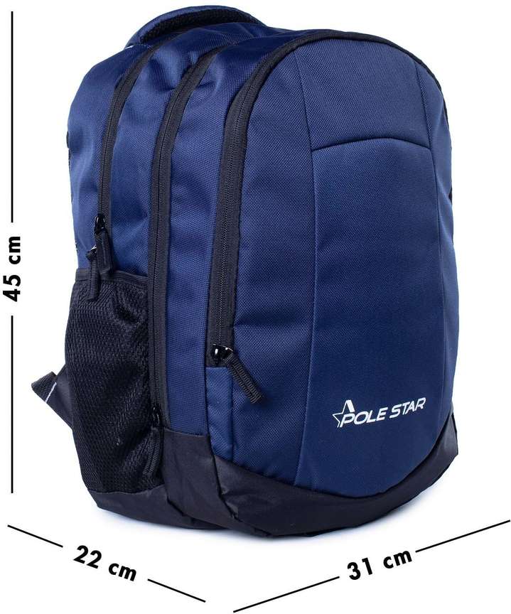 Pole Star POLESTAR Noble 32 Liters Navy Blue Backpack with 15.6 Laptop Compartment 32 L Laptop Backpack Navy Blue Price in India Flipkart