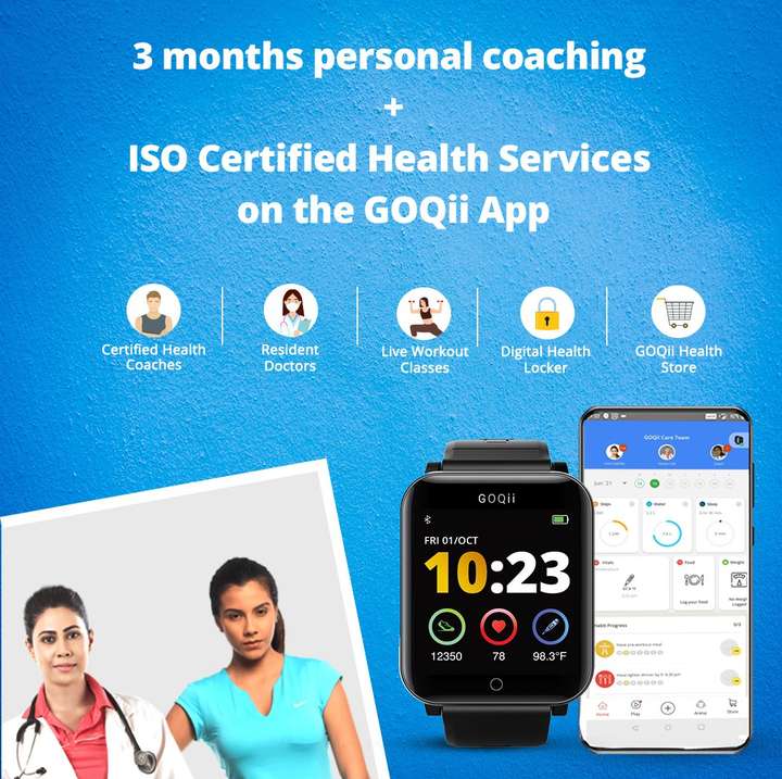 Activity Tracker Goqii Smart Vital Fitness Review Goqii Run Gps