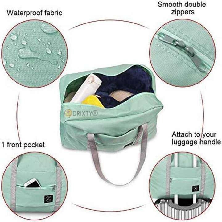 Foldable nylon duffle bag on sale