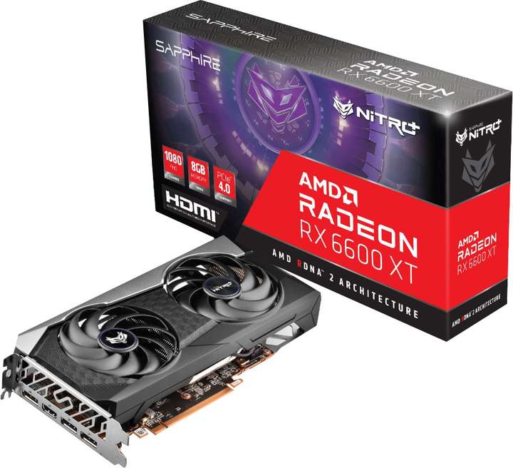 AMD AMD Radeon Sapphire NITRO+ Radeon™ RX 6600 XT Graphic Card 