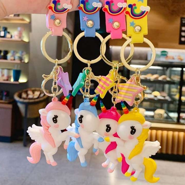 Johnnie Boy Cute Unicorn key chain key ring for Bike Car Pack of 1 Key Chain Price in India Buy Johnnie Boy Cute Unicorn key chain key ring for Bike