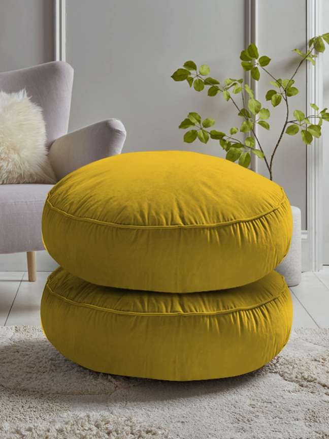 kioni Round Cushion Pillow For Tub Car Office Chair Balcony Bedroom 40 x 40 cm Microfibre Solid Cushion Pack of 2 Buy kioni Round Cushion Pillow For Tub Car Office Chair
