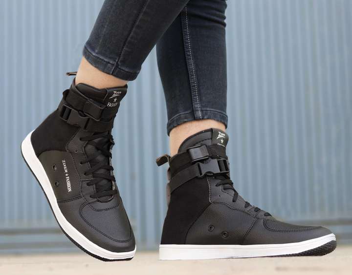 HYOD HIGH-CUT RIDE SNEAKERS BLACK Lサイズ