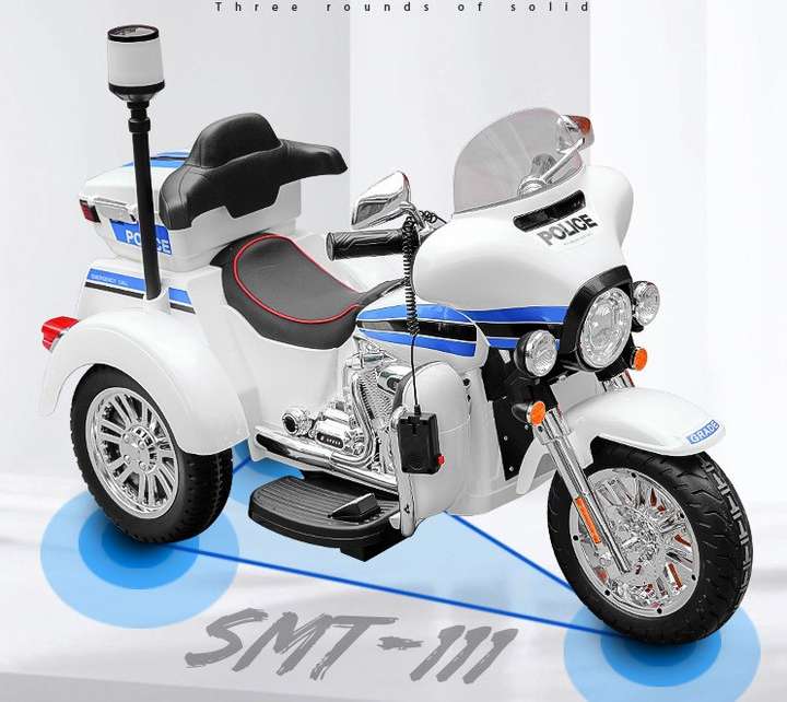 Kids electric police bike outlet