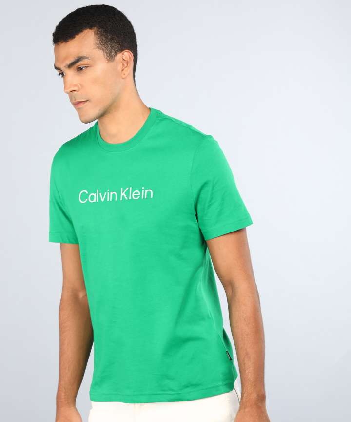 Calvin Klein Jeans Printed Men Round Neck Green T Shirt Buy Calvin Klein Jeans Printed Men Round Neck Green T Shirt Online at Best Prices in India Flipkart