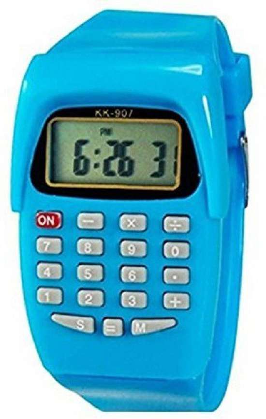 Ornate calculator watch calculator watch Digital Watch For Boys Girls