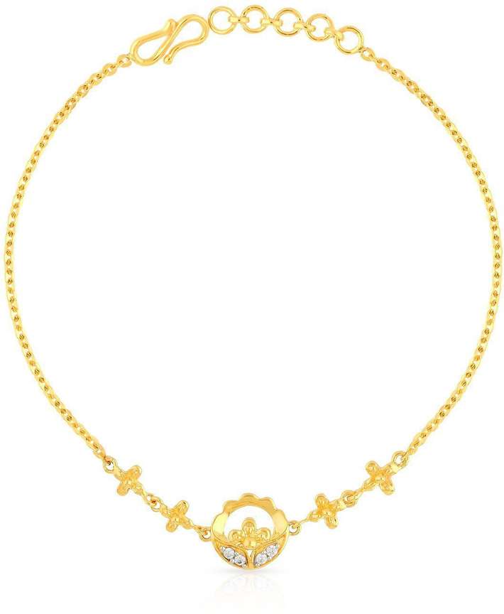 MALABAR GOLD DIAMONDS Malabar Gold Bracelet BRFJDZ0146 Y 7 Yellow Gold 22kt Bracelet Price in India Buy MALABAR GOLD DIAMONDS Malabar Gold Bracelet BRFJDZ0146 Y 7 Yellow Gold 22kt Bracelet online at F...