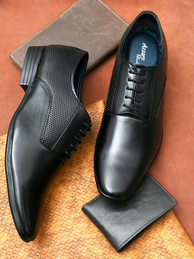 Azzaro Black Black Formal shoes Lace Up For Men Buy Azzaro Black Black Formal shoes Lace Up For Men Online at Best Price Shop Online for Footwears in India Flipkart