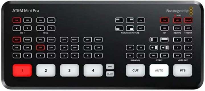 Blackmagic Design ATEM Mini Pro Media Streaming Device 