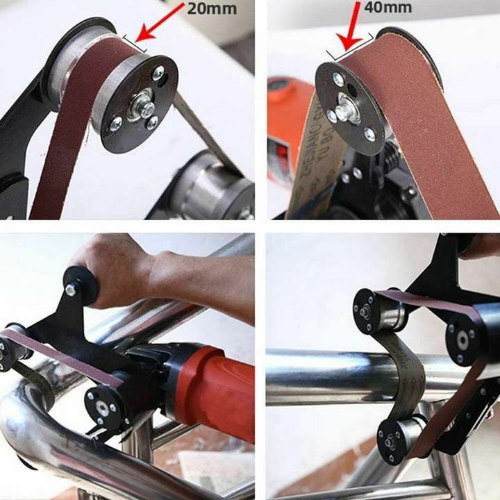 AASONS Sanding Belt Adapter For Electric Angle Grinder 4 inch Belt Sander Accessory for 4 Inch Angle Grinder Angle Grinder is NOT included 0.75 inch Belt Sander Price in India Buy