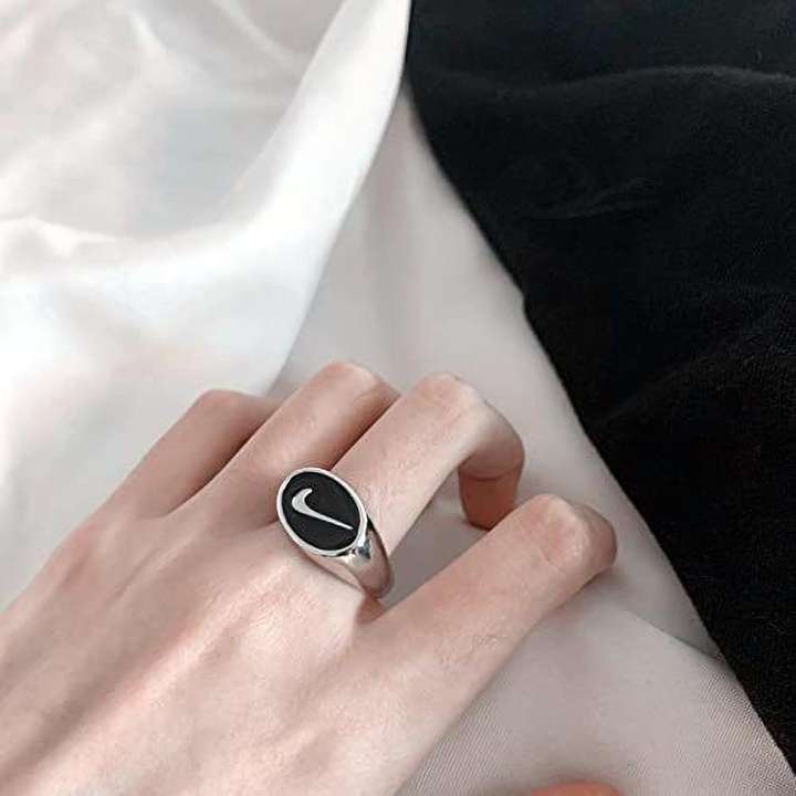 DESTINY JEWEL S Destiny Jewel s Nike solid Swoosh Stainless Steel Signet Ring for man and woman Alloy Silver Plated Ring Price in India Buy DESTINY JEWEL S Destiny Jewel s Nike solid Swoosh Stainless