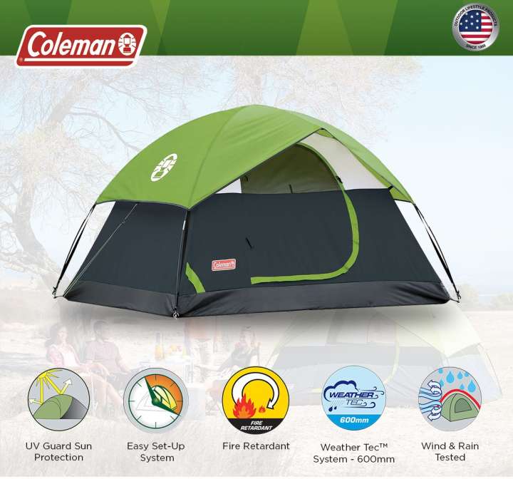 Coleman sundome 2 person tent best sale