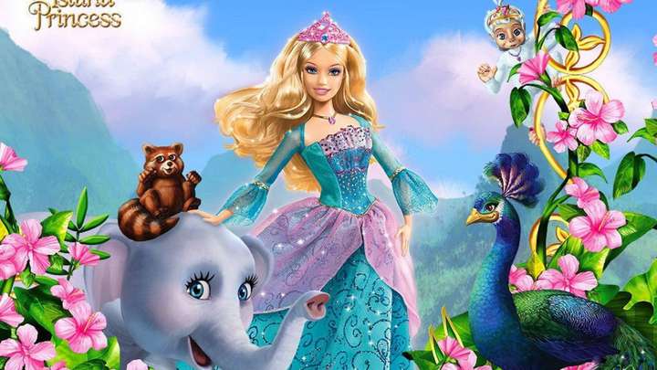 Barbie doll full cartoon outlet