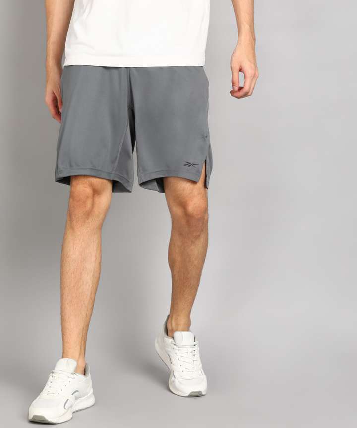 Grey reebok shorts cheap