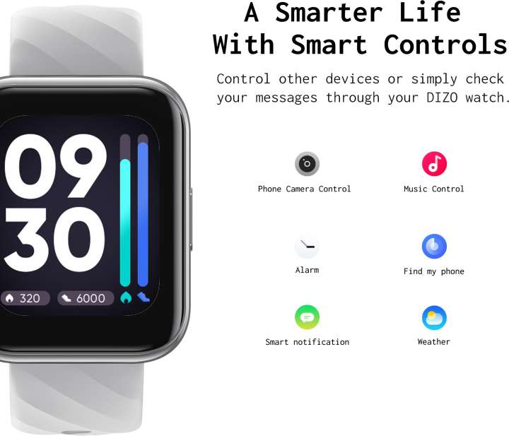 DIZO Watch D 1.8 inch Dynamic display with 550nits brightness (by realme  techLife)