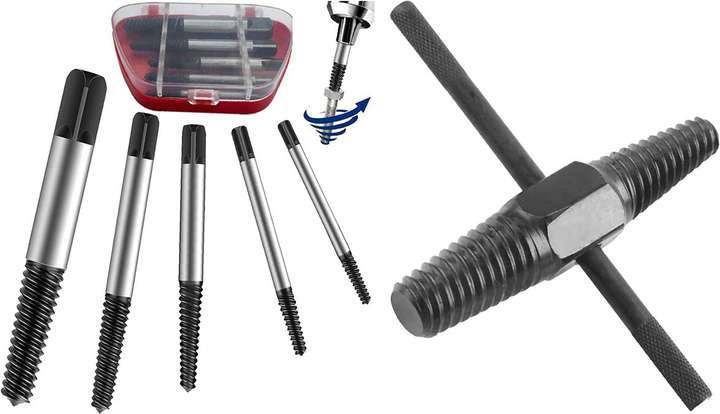 metrotools 5PCS Screw Extractor Easy Out Set Drill Bits Tools Kit Set 3 9mm 1X Dual use Water Pipe Screw Removal Tool Broken Bolt Remover Price in India Buy metrotools 5PCS Screw Extractor Easy Out Se...