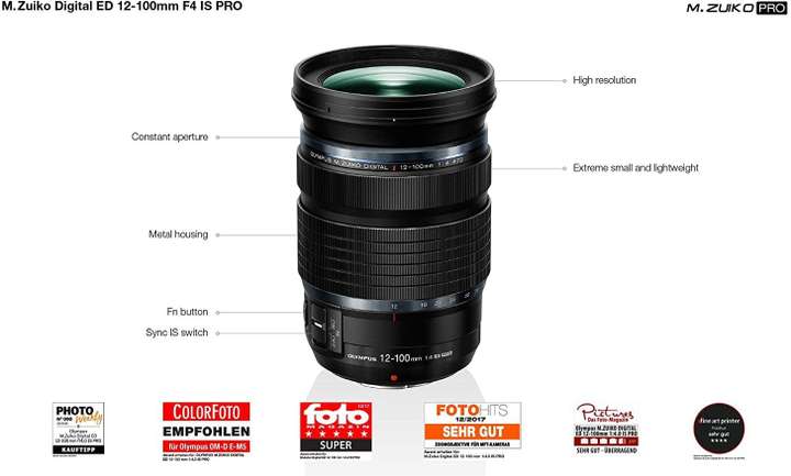 M.ZUIKO DIGITAL ED 12-100mm F4.0 IS PRO