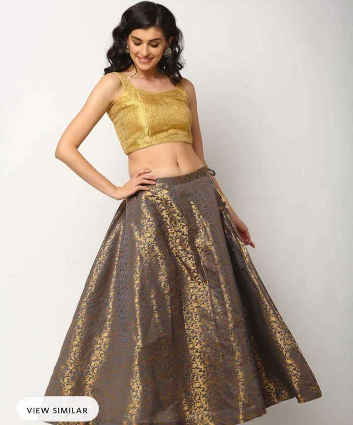 Short choli with skirt shop