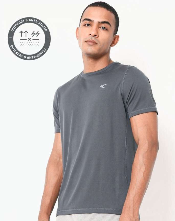 PERFORMAX Solid Men Round Neck Grey T Shirt Buy PERFORMAX Solid Men Round Neck Grey T Shirt Online at Best Prices in India Flipkart