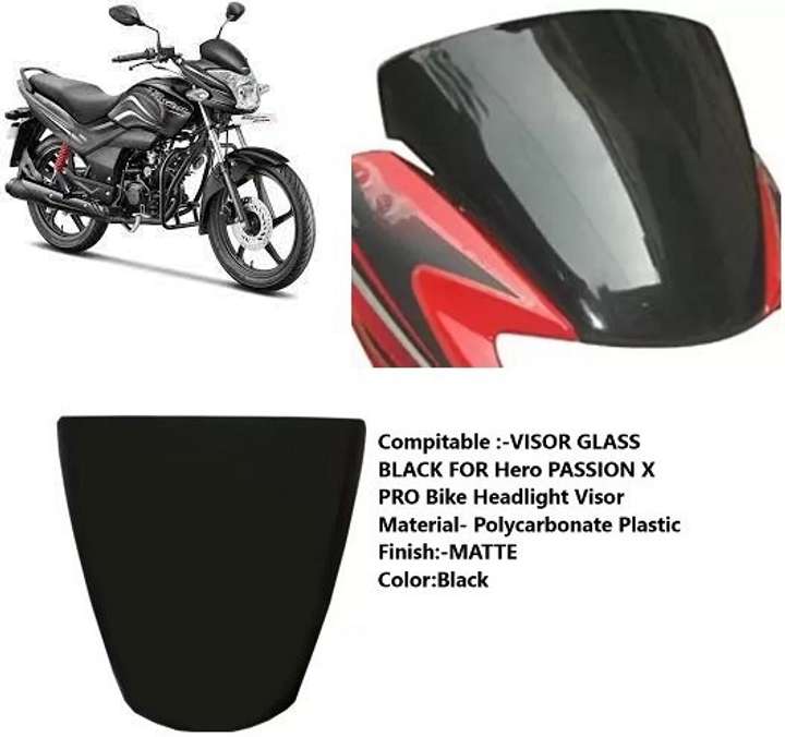 Mvaeshop H L VISOR GLASS flexible FOR All Passion Pro Digital MODEL BLACK Bike Headlight Visor Price in India Buy Mvaeshop H L VISOR GLASS flexible FOR All Passion Pro Digital MODEL BLACK