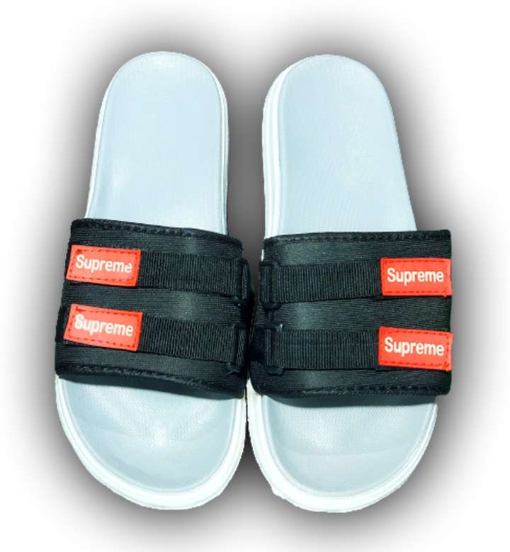 Supreme flip flops price on sale