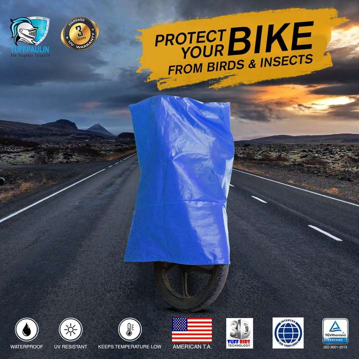 TUFFPAULIN Waterproof Two Wheeler Cover for Universal For Bike Price in India Buy TUFFPAULIN Waterproof Two Wheeler Cover for Universal For Bike online at Flipkart