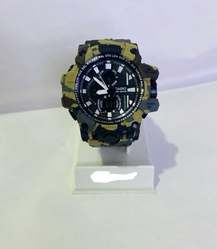 G shock army colour watch sale