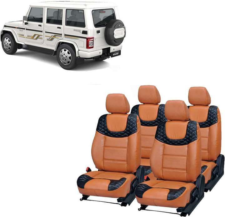 AutoSafe Leather Car Seat Cover For Mahindra Bolero 7S Price in India Buy AutoSafe Leather Car Seat Cover For Mahindra Bolero 7S online at Flipkart