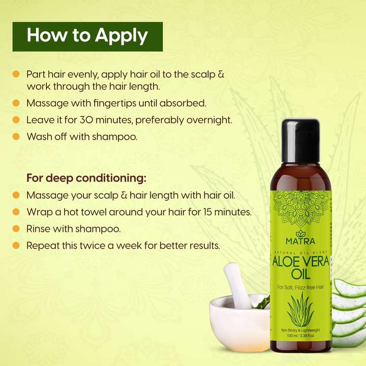 Aloe vera oil massage on sale