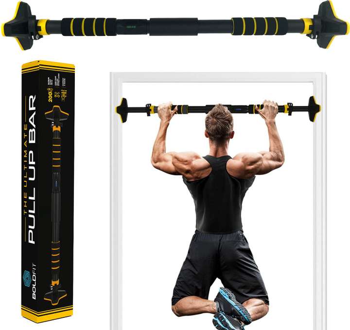 BOLDFIT Pull Up Bar For Home Wall Chin Up Bar For Home Workout Door Pullups Rod Stand Pull up Bar Sports Fitness Flipkart