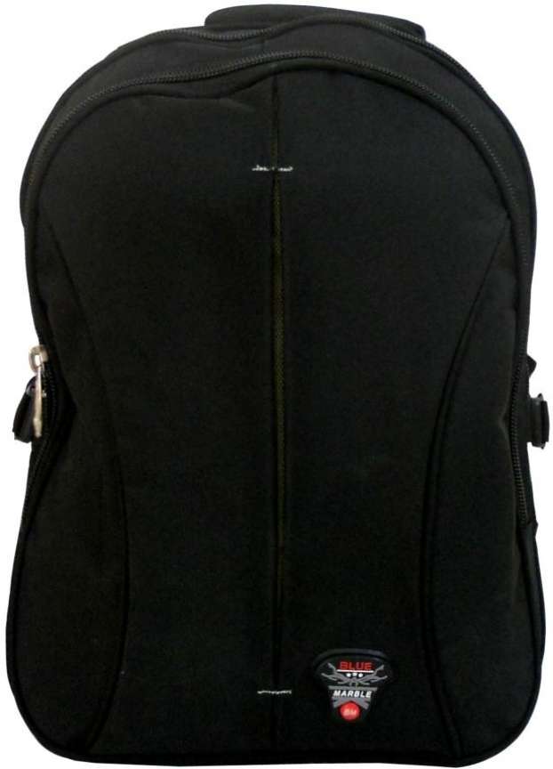 Blue Marble 15 inch Laptop Backpack Black Price in India Flipkart