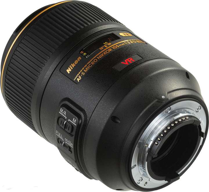 NIKON AF-S VR Micro-Nikkor 105 mm f/2.8G IF-ED Macro Prime Lens 