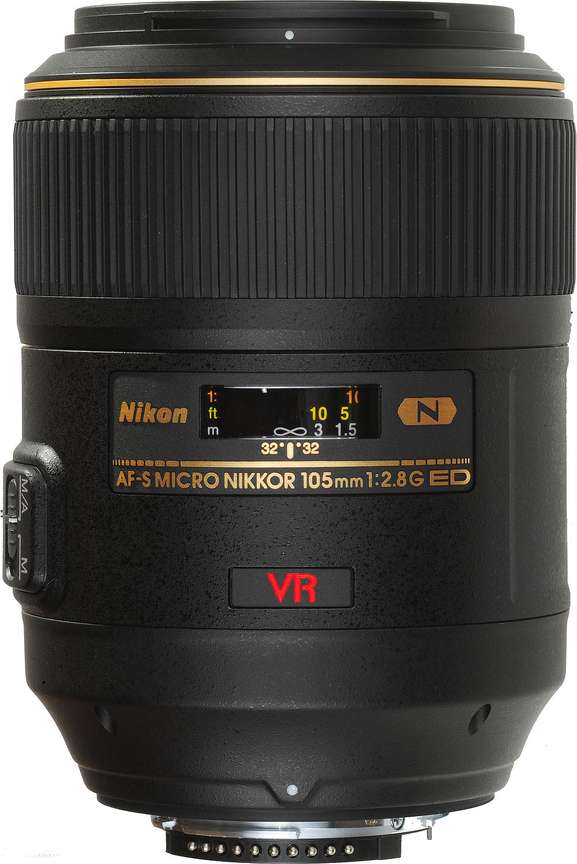 NIKON AF-S VR Micro-Nikkor 105 mm f/2.8G IF-ED Macro Prime Lens