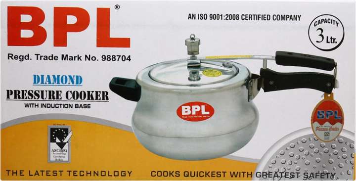 BPL Simple 3 L Inner Lid Induction Bottom Pressure Cooker Price in India Buy BPL Simple 3 L Inner Lid Induction Bottom Pressure Cooker online at Flipkart