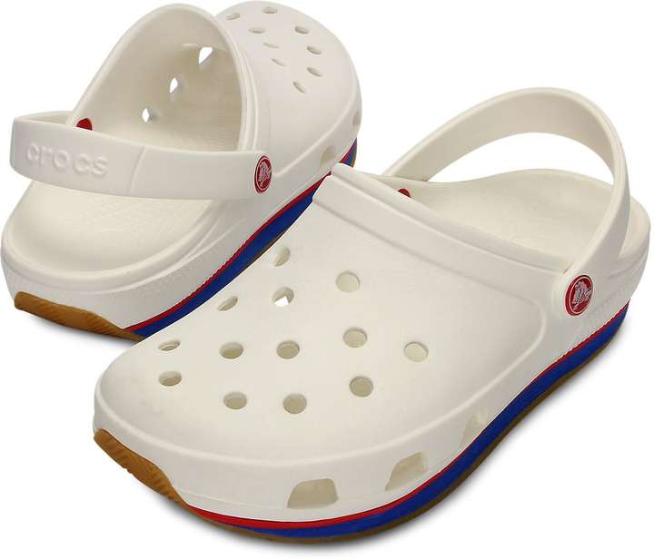 Buy White Red Color CROCS Men Clogs Online at Best Price