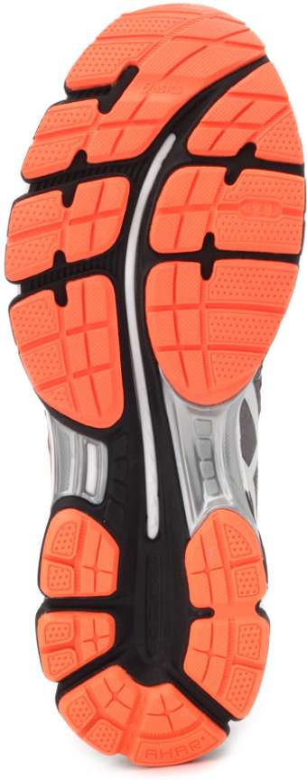 Asics Gel Nimbus 15 Men Running Shoes For Men Buy Storm Black Fresh Orange Color Asics Gel Nimbus 15 Men Running Shoes For Men Online at Best Price Shop Online for Footwears