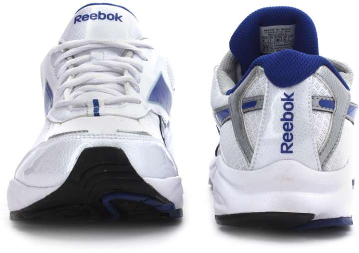 Reebok white and blue shoes online