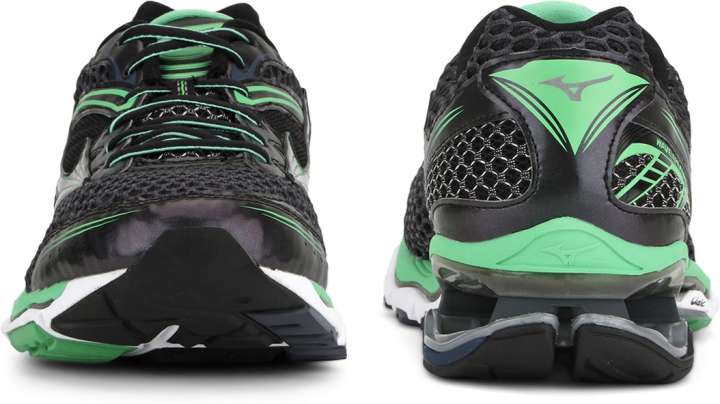 MIZUNO Wave Creation 17 Running Shoes For Men Buy Ombre Blue Silver Irish Green Color MIZUNO Wave Creation 17 Running Shoes For Men Online at Best Price Shop Online for