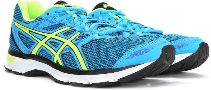 Asics GEL EXCITE 4 Running Shoes For Men Buy ISLAND BLUE SAFETY YELLOW BLACK Color Asics GEL EXCITE 4 Running Shoes For Men Online at Best Price Shop Online for Footwears in India