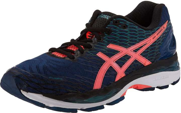 Asics GEL NIMBUS 18 Running Shoes For Women Buy POSEIDON FLASH CORAL BLACK Color Asics GEL NIMBUS 18 Running Shoes For Women Online at Best Price Shop Online for Footwears in India Flipkart