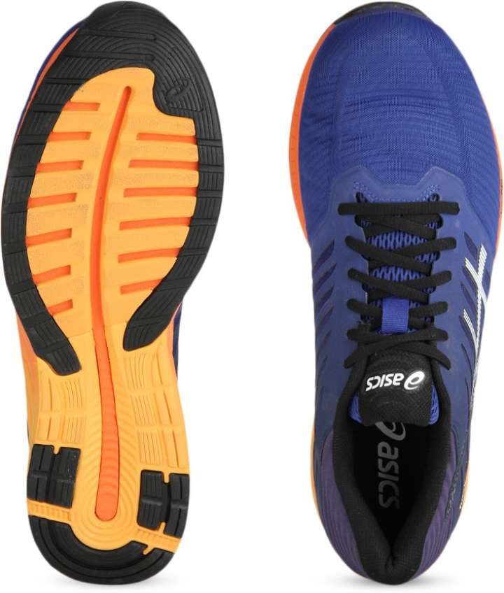 Asics fuzex blue orange best sale