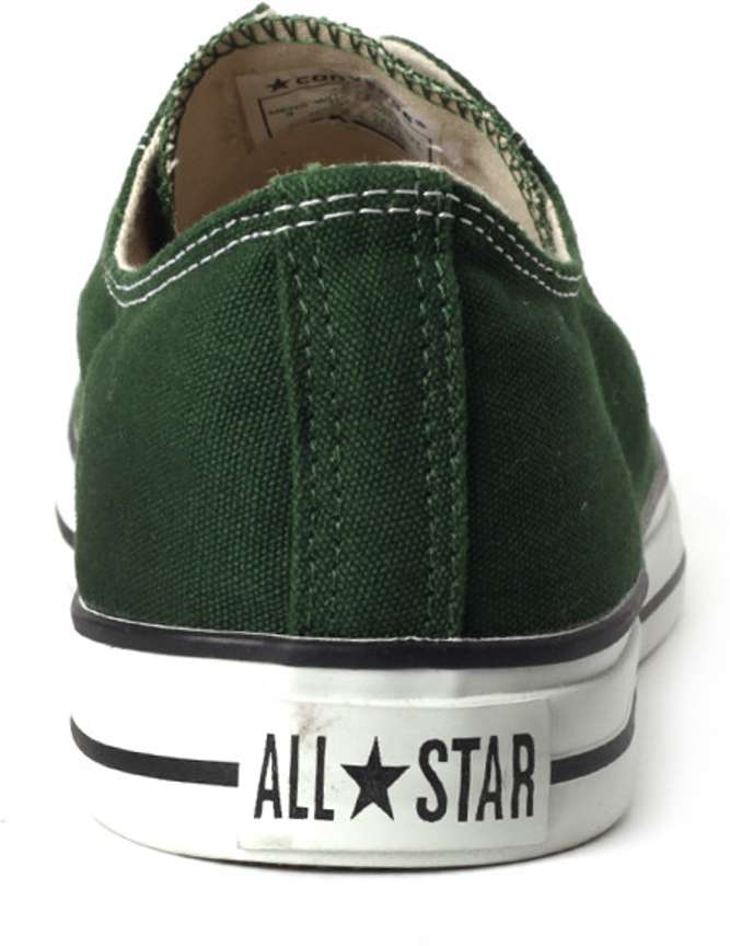 Converse green canvas shoes outlet