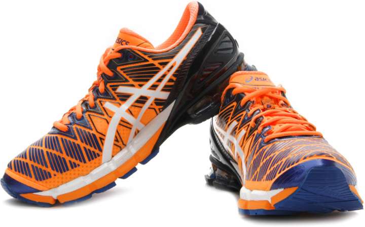 Asics GEL KINSEI 5 Men Running Shoes For Men Buy Flash Orange White Royal Color Asics GEL KINSEI 5 Men Running Shoes For Men Online at Best Price Shop Online for Footwears in India Flipkart