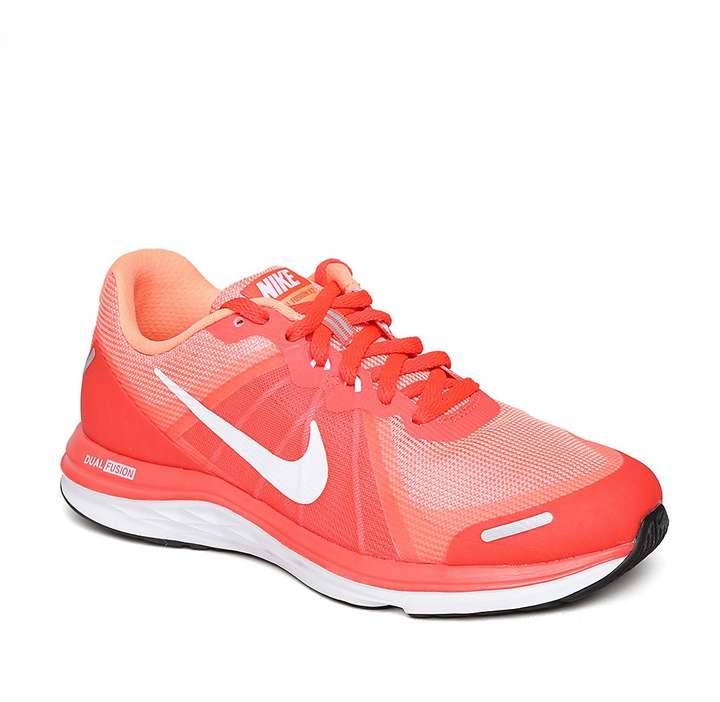 NIKE Wmns Dual Fusion X 2 Running Shoes For Women Buy Coral Color NIKE Wmns Dual Fusion X 2 Running Shoes For Women Online at Best Price Shop Online for