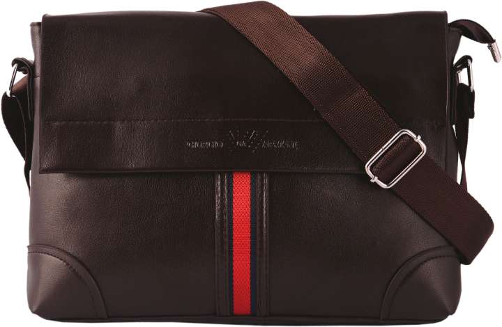 Giorgio Armani Brown Sling Bag Official Brown Price in India Flipkart