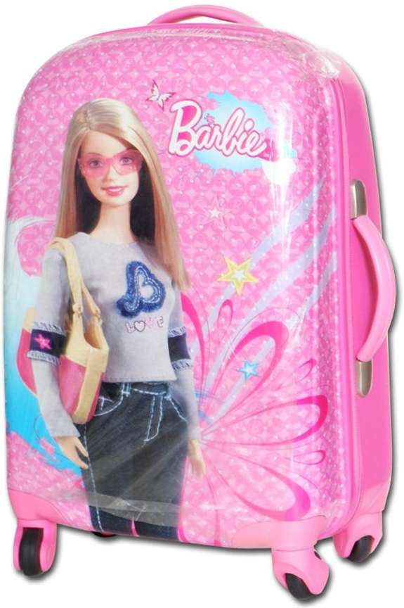 Toy Corner Barbie Suitcase 21 Inch Expandable Cabin Suitcase 4 Wheels 21 inch Pink Price in India Flipkart